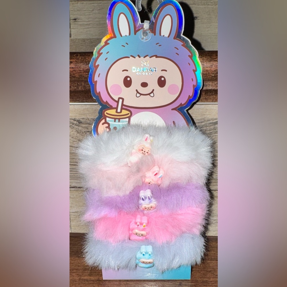 Cute 🥰  "Cutesters"  Set of Five Scrunchies Manufactured by Danbar Global Set